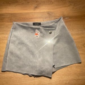 NWT Light Blue Suede Akira Skort